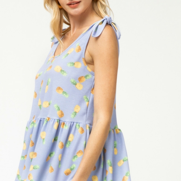 Pineapple Peplum Top - Picture 6 of 6